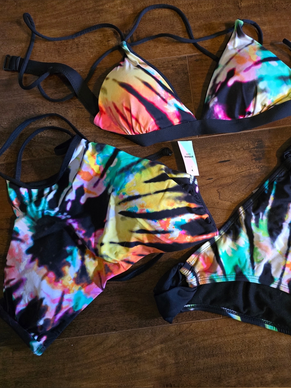 BOGO NWT Ardene 3pc Tye Dye Bikini Set